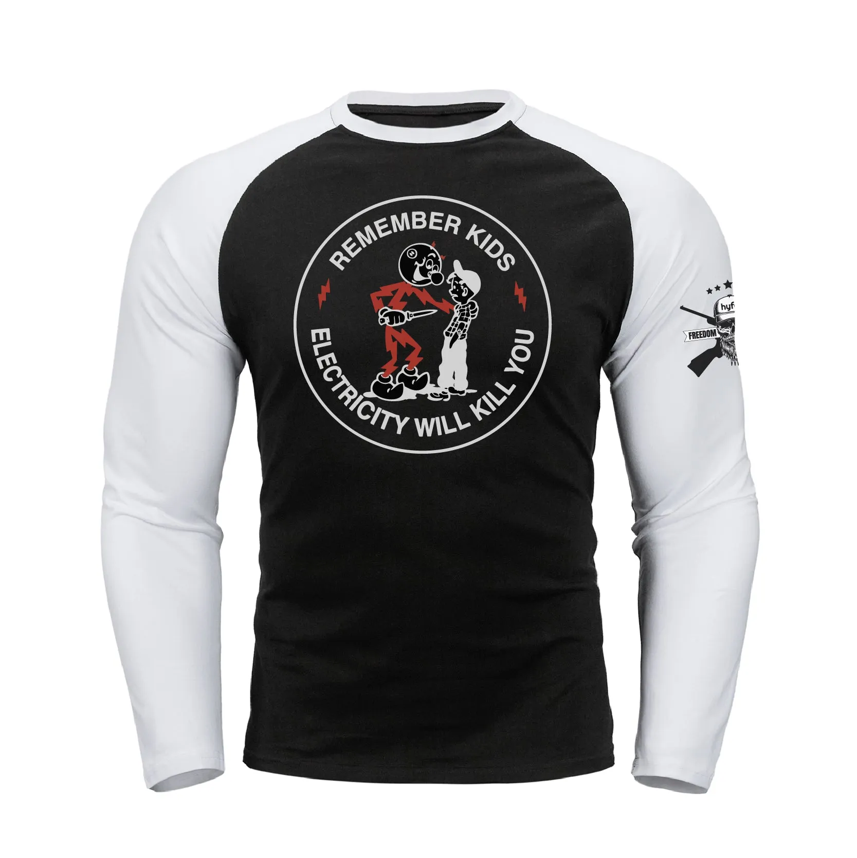 REMEMBER KIDS RAGLAN  GRAPHIC  LONG SLEEVE T-SHIRT