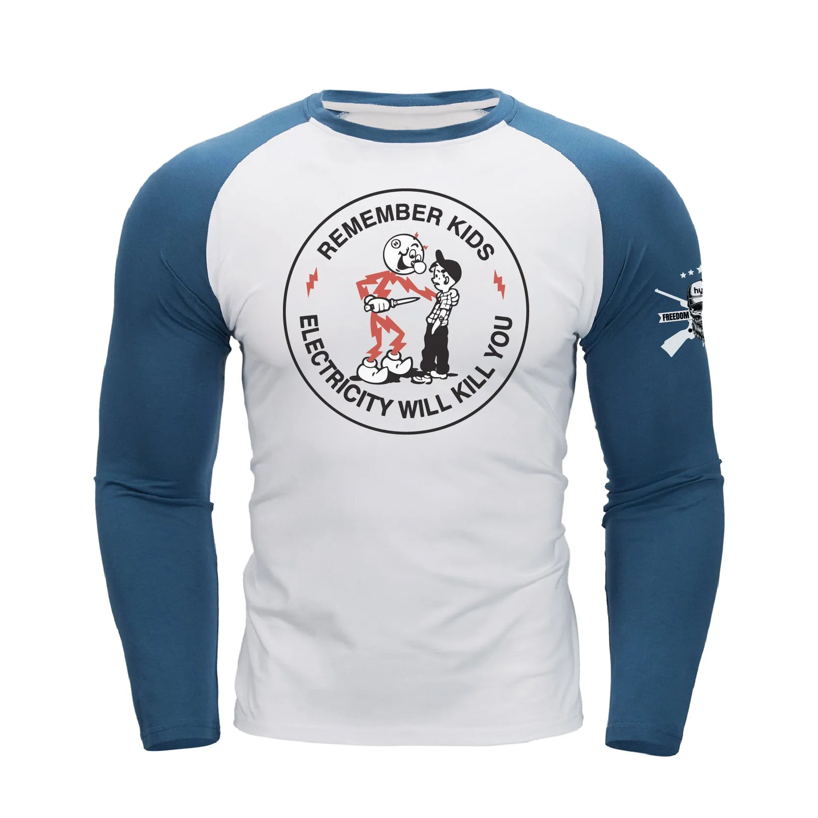 REMEMBER KIDS RAGLAN  GRAPHIC  LONG SLEEVE T-SHIRT