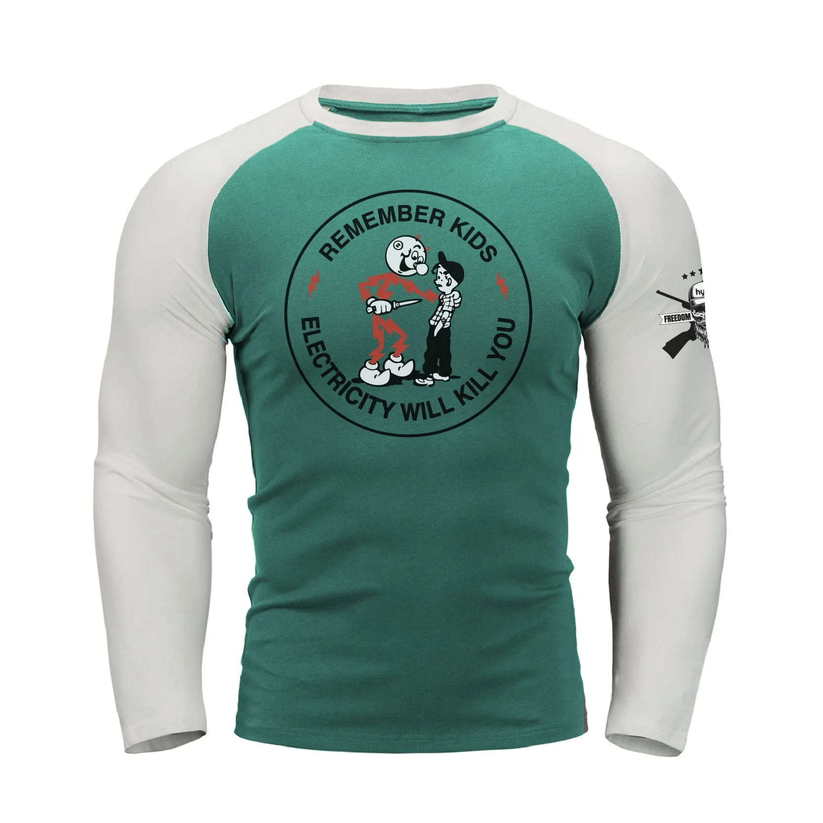 REMEMBER KIDS RAGLAN  GRAPHIC  LONG SLEEVE T-SHIRT