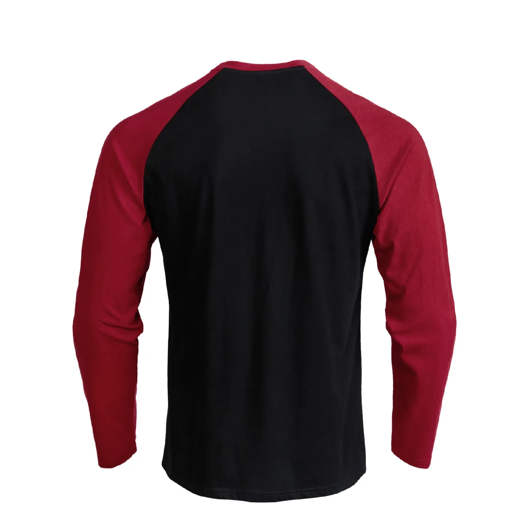 RETRO SKULL RAGLAN GRAPHIC LONG SLEEVE T-SHIRT