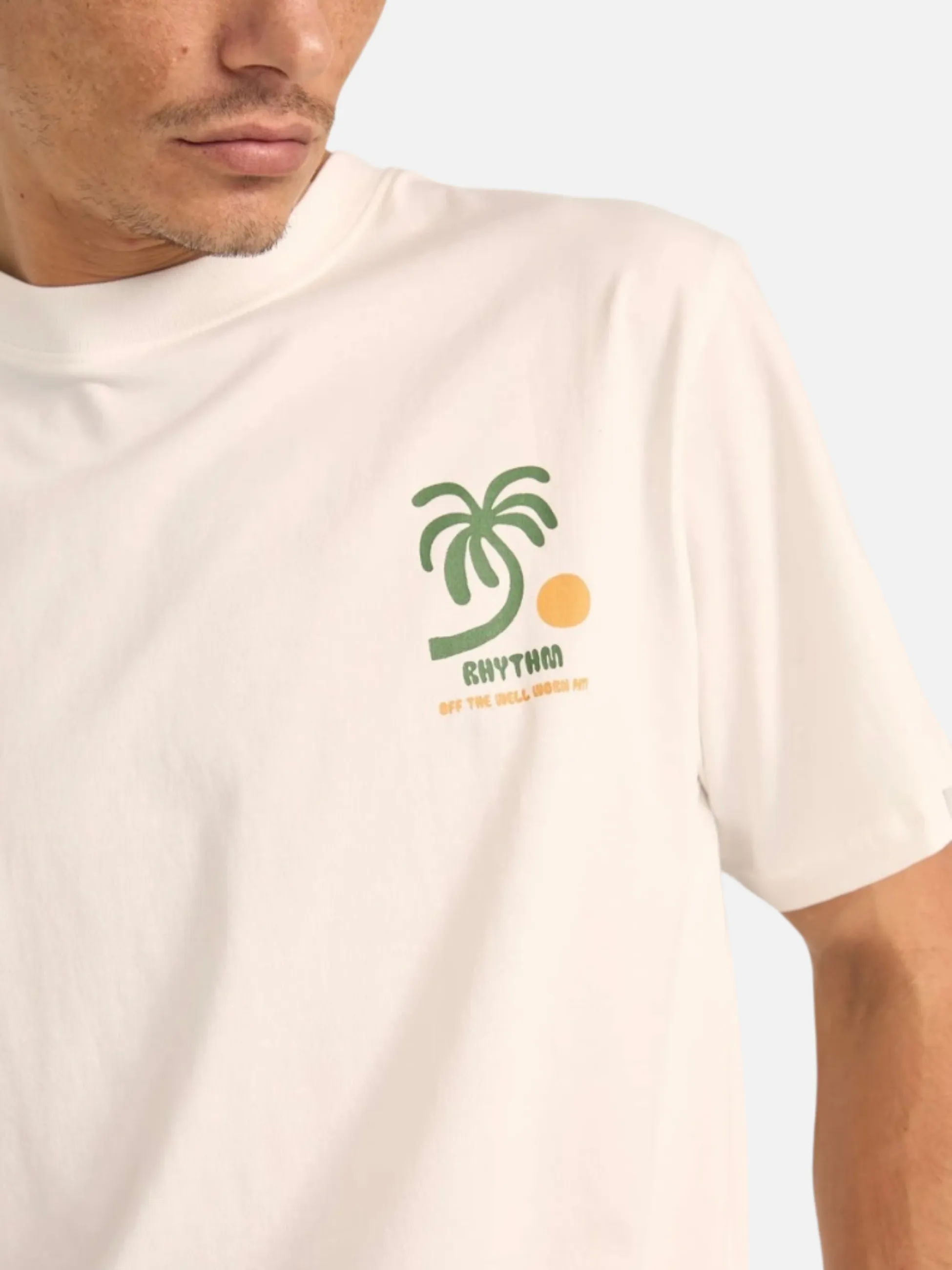 Rhythm Trees SS T-Shirt - Vintage White