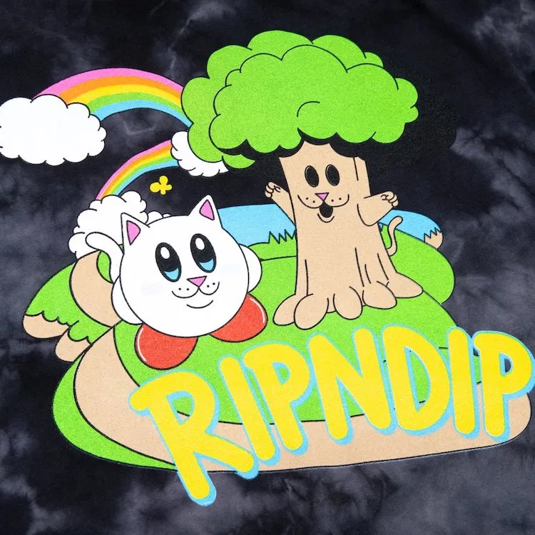 RIPNDIP Nermby T-Shirt Black Lightning Wash