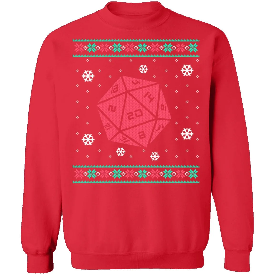 Roll For Crit Ugly Christmas Sweater