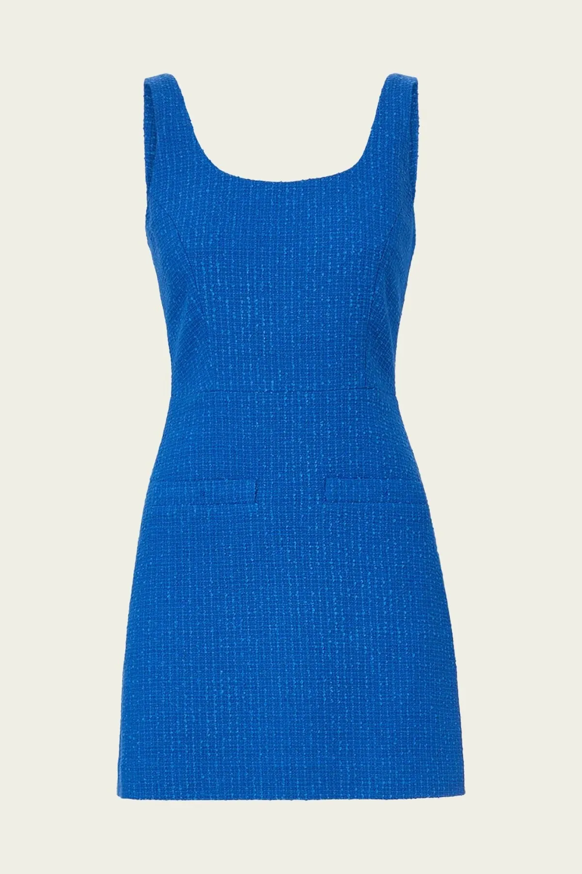 Sabra Tweed Dress in Cobalt