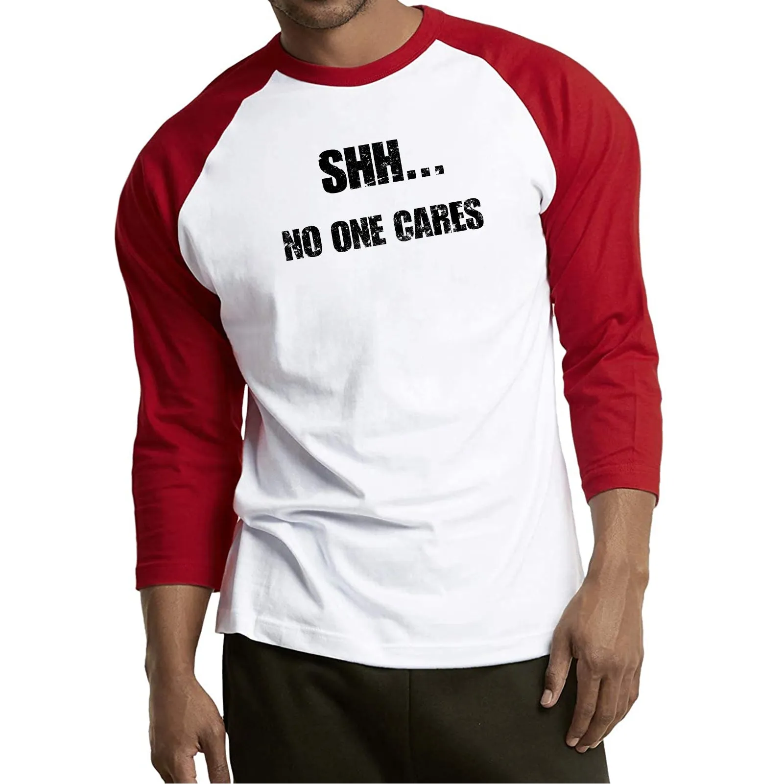 SHH GRAPHIC 3/4 SLEEVE RAGLAN  T-SHIRT