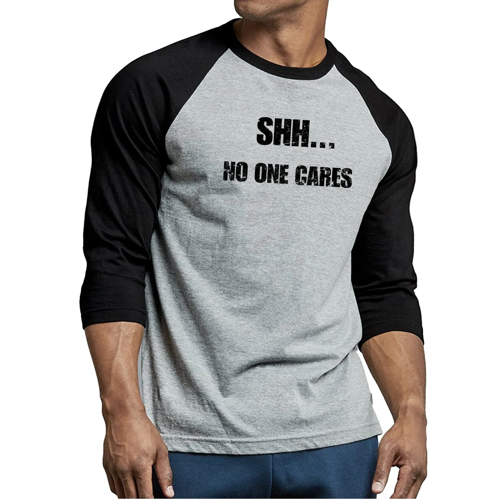 SHH GRAPHIC 3/4 SLEEVE RAGLAN  T-SHIRT