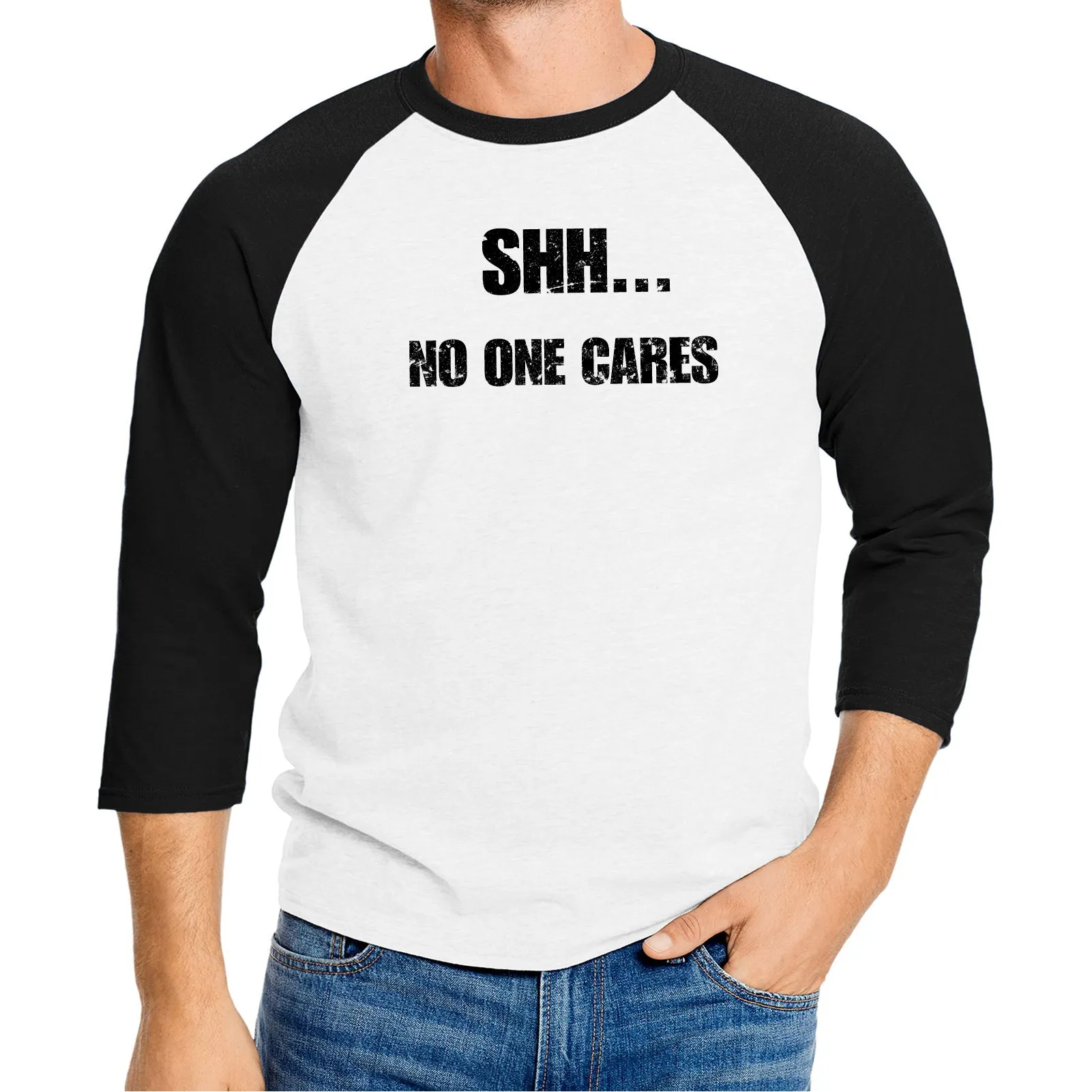 SHH GRAPHIC 3/4 SLEEVE RAGLAN  T-SHIRT