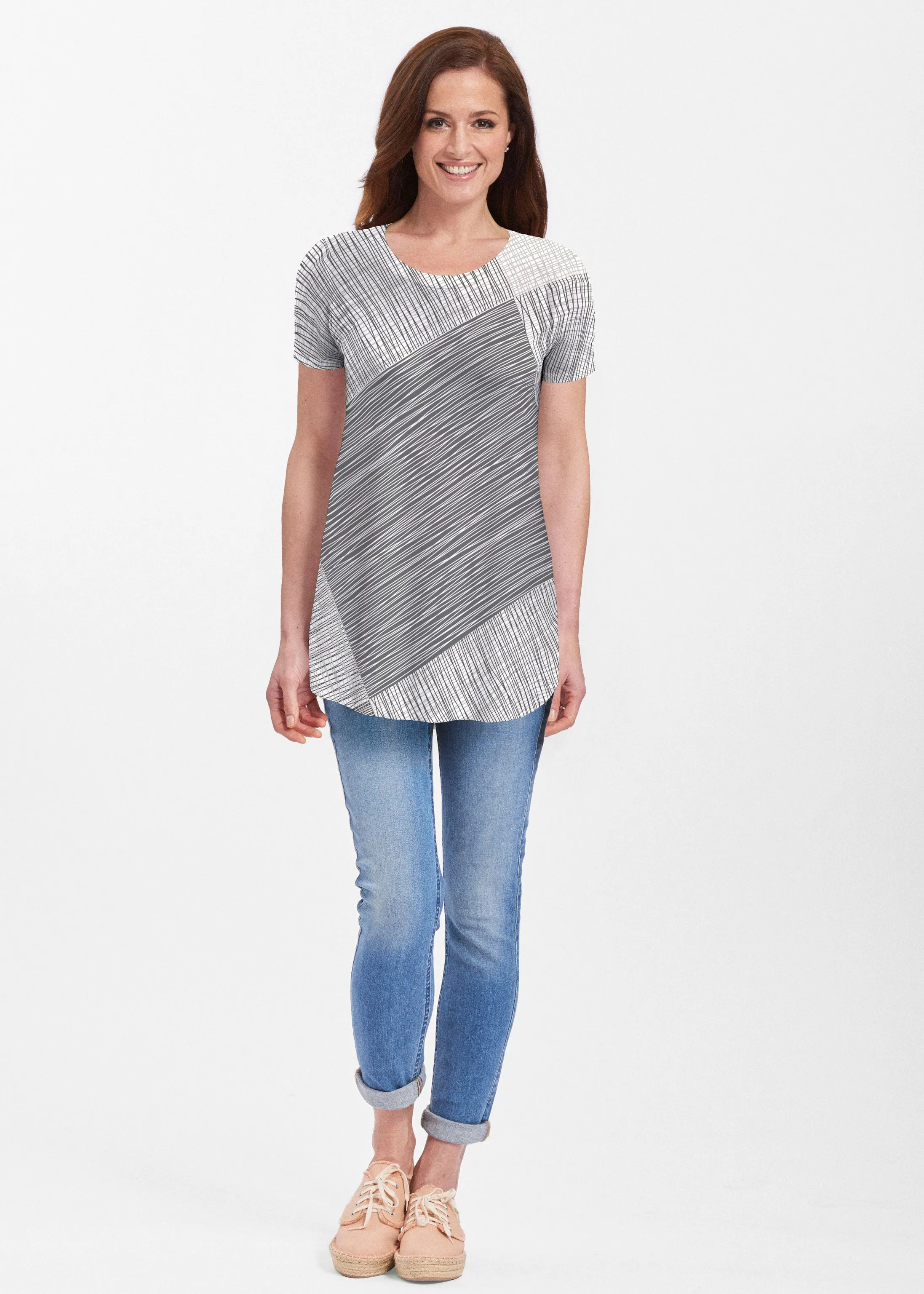 Sketch (14205) ~ Butterknit Short Sleeve Tunic