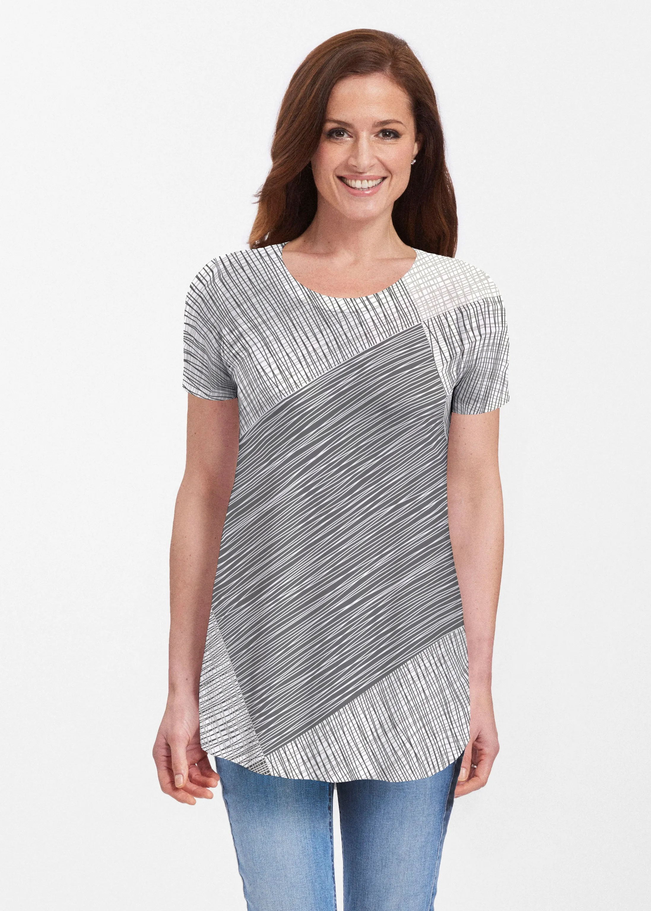 Sketch (14205) ~ Butterknit Short Sleeve Tunic