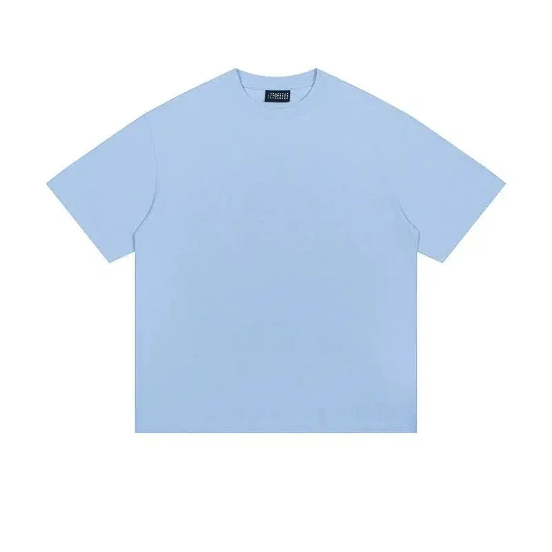 Solid Color Basic Short Sleeve T-shirt