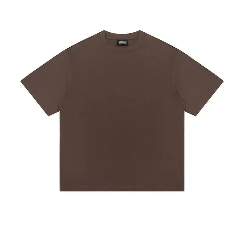 Solid Color Basic Short Sleeve T-shirt