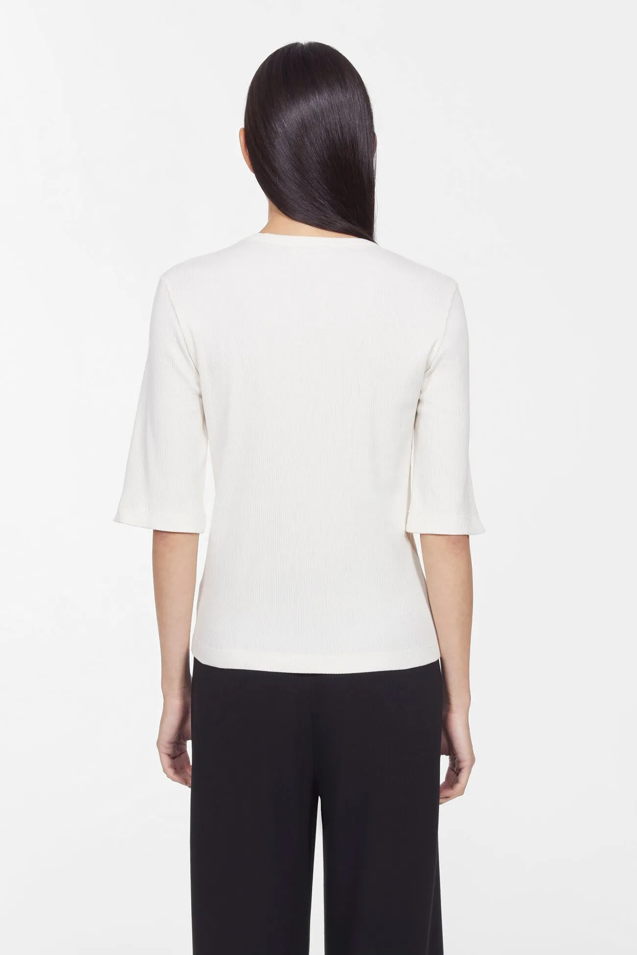 Sprint T-Shirt in White Organic Cotton