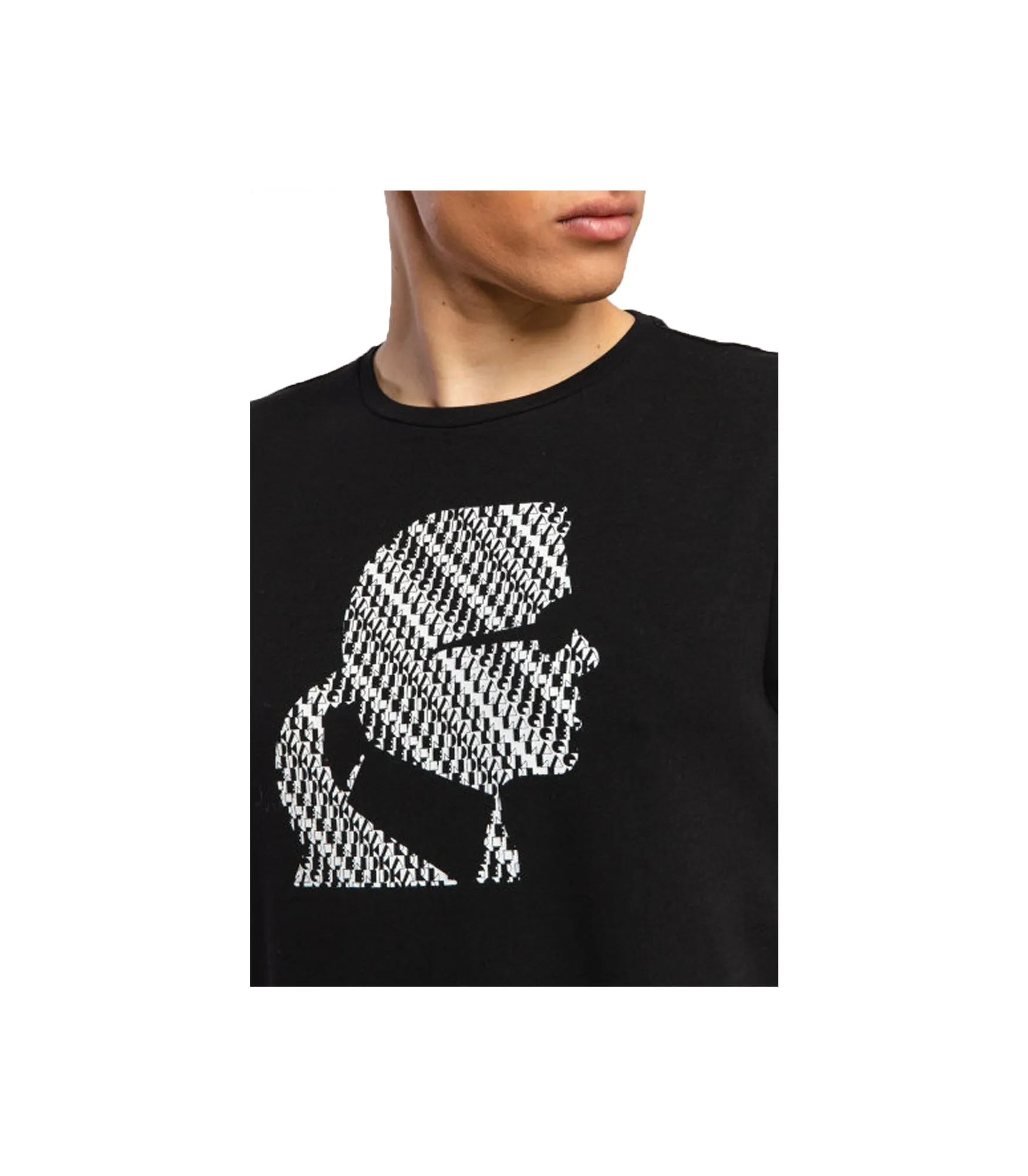 T-Shirt Graphic Font - Black/White