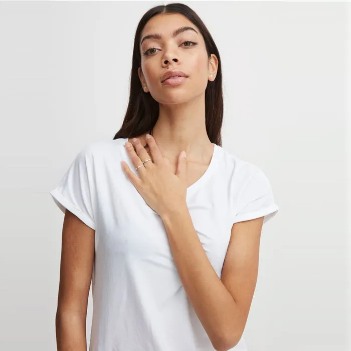 T-Shirt «PAMILA» in optical White von b.young