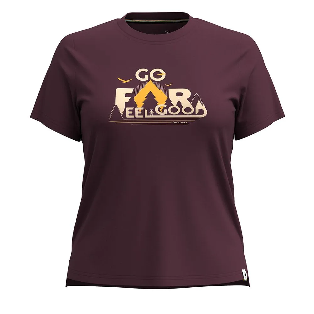 T-Shirt Smartwool Go Far Graphic Manches Courtes Femmes