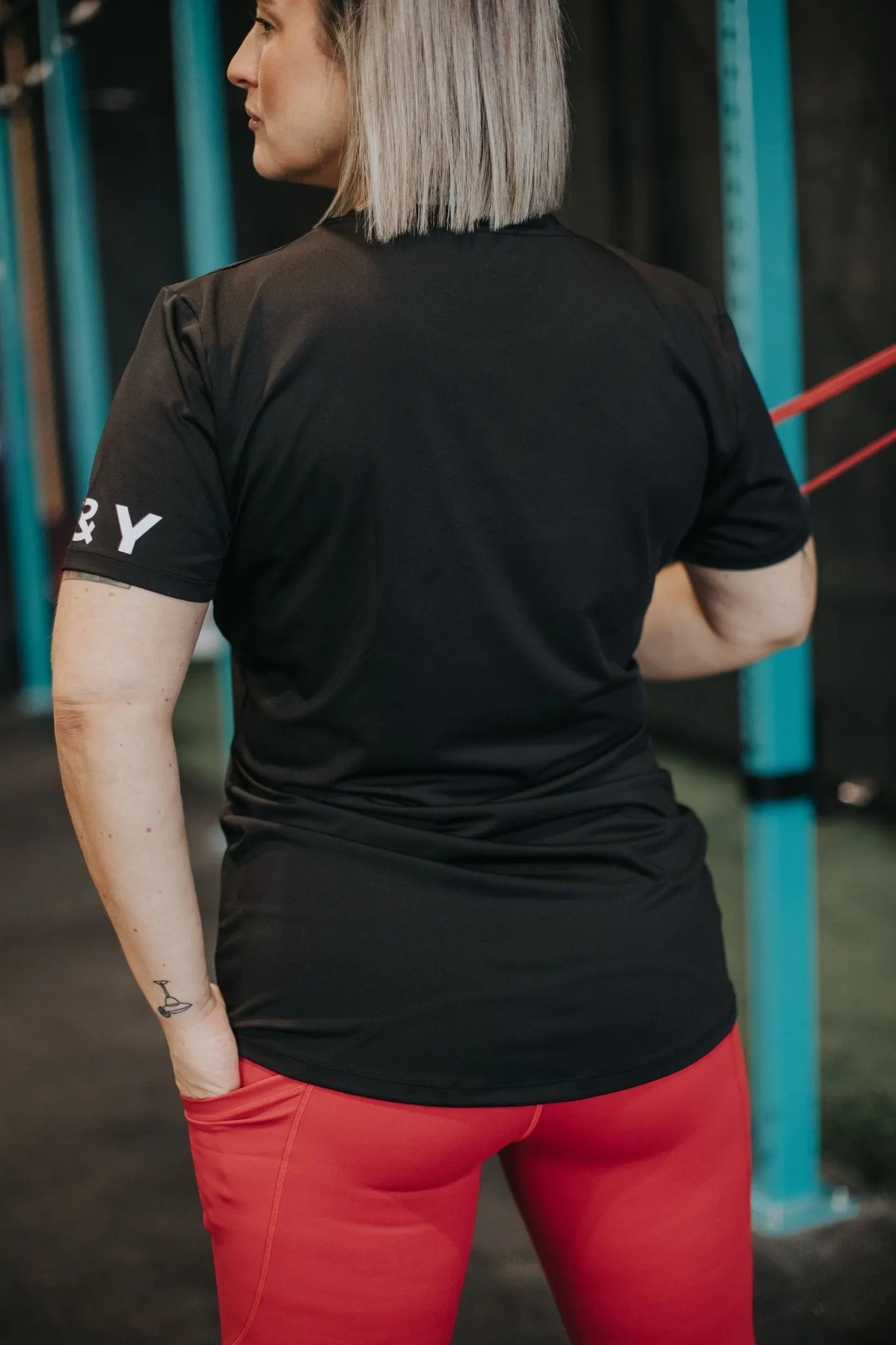 T-SHIRT SPORT LIZ -NOIR-
