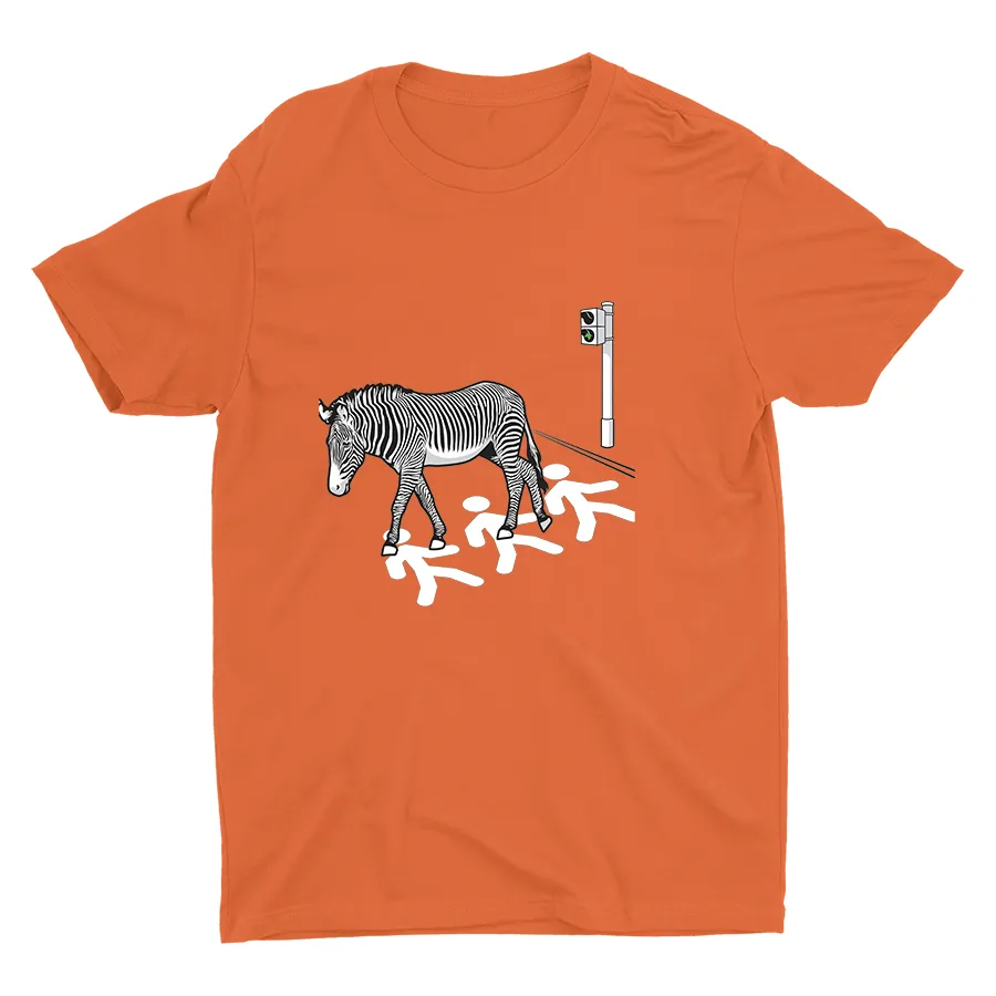 THE "ZEBRAWALK" Cotton Tee