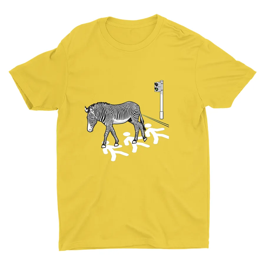 THE "ZEBRAWALK" Cotton Tee
