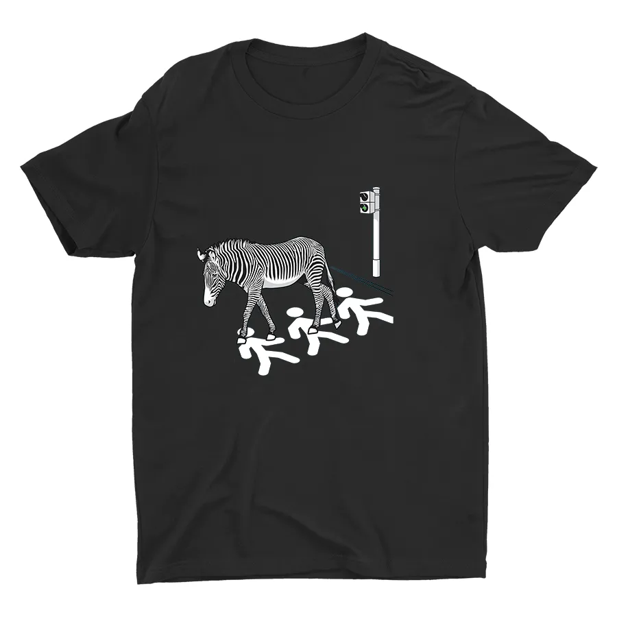 THE "ZEBRAWALK" Cotton Tee