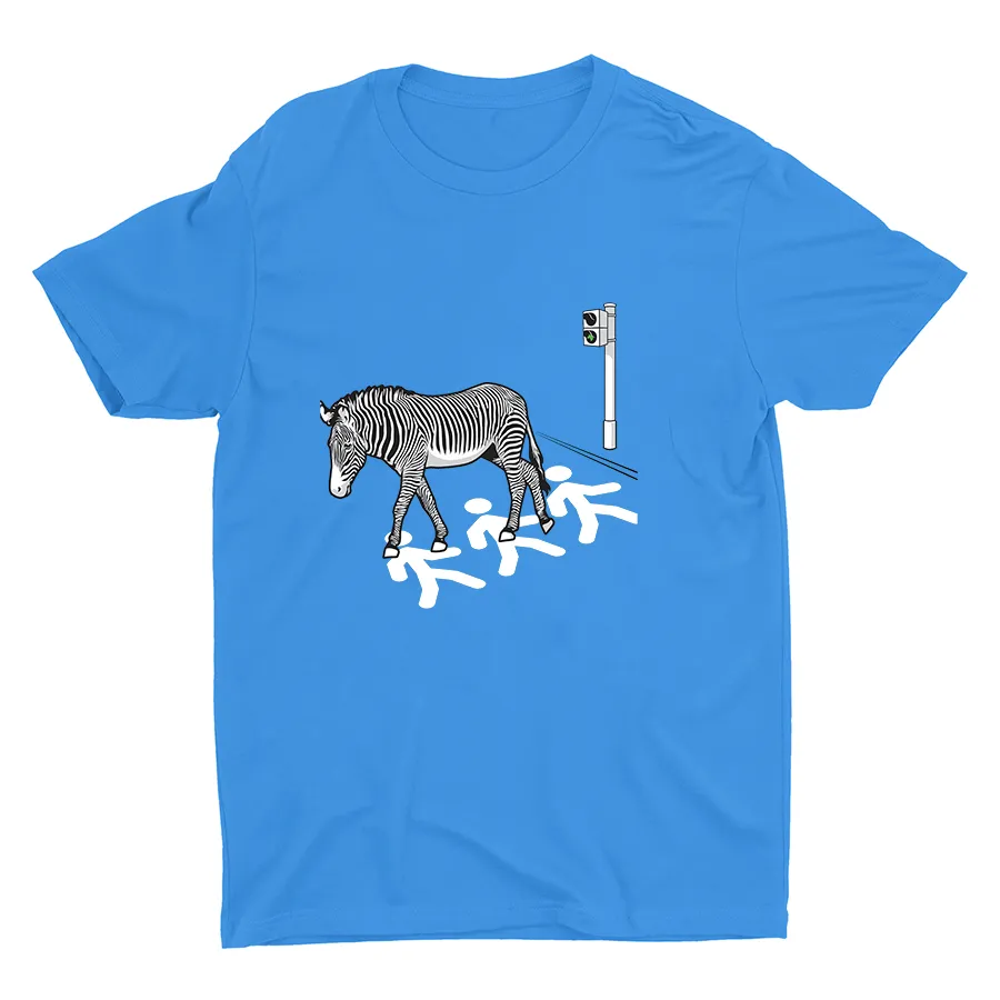 THE "ZEBRAWALK" Cotton Tee