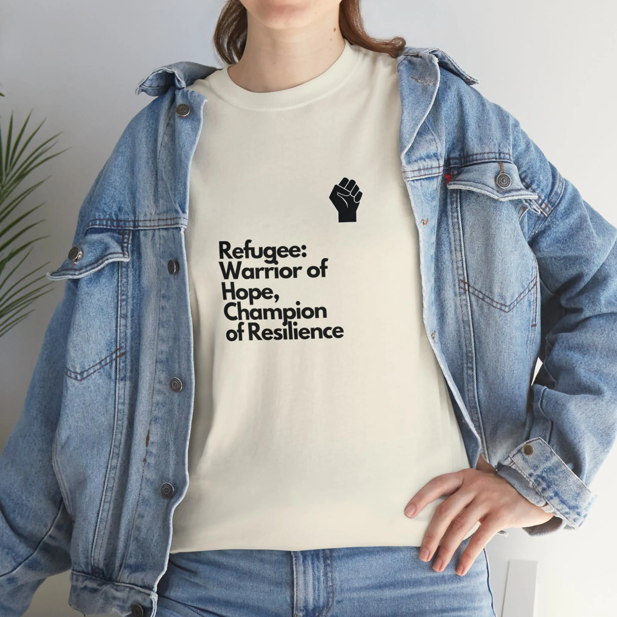 Unisex Heavy Cotton Tee-Refugee