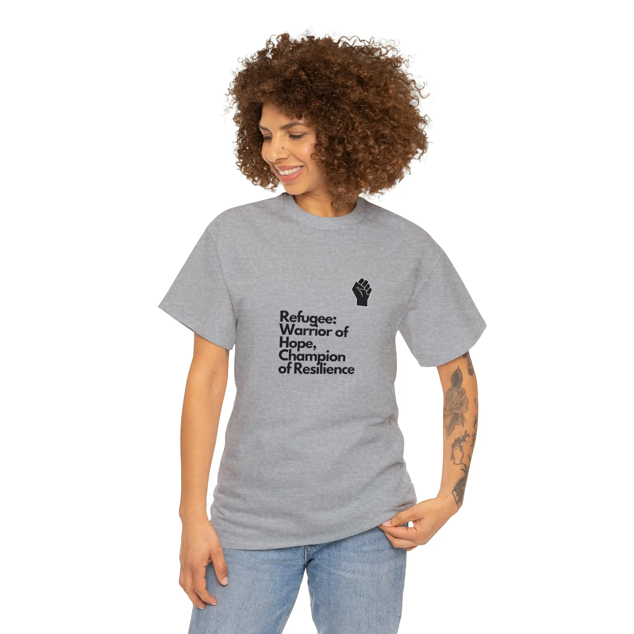 Unisex Heavy Cotton Tee-Refugee