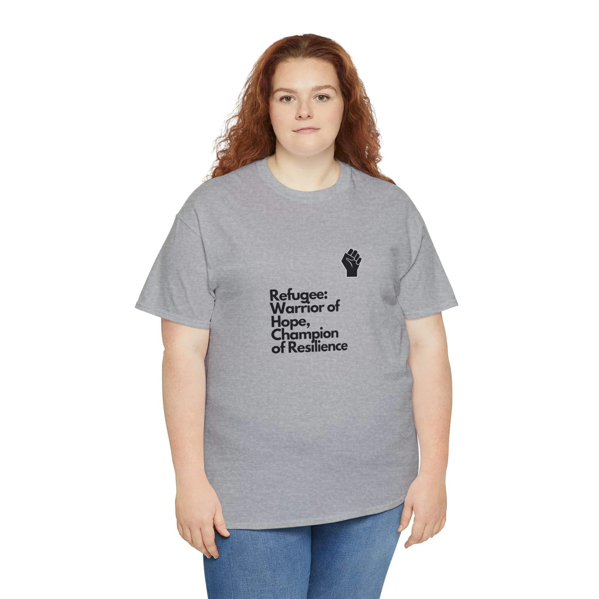 Unisex Heavy Cotton Tee-Refugee