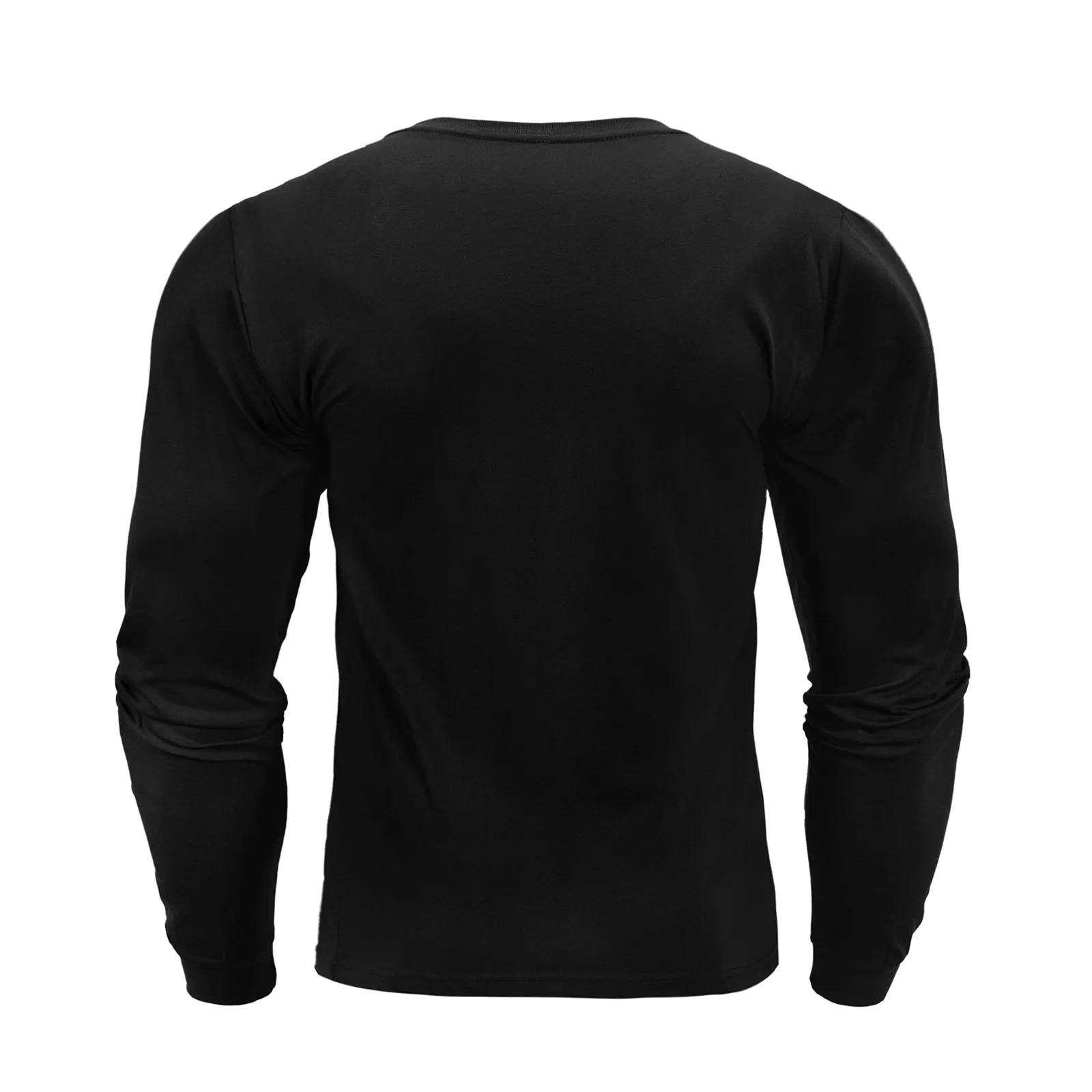 USA FLAG GRAPHIC CREWNECK LONG SLEEVE T-SHIRT