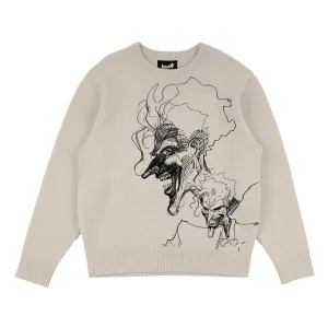 WELCOME x BATMAN JOKER KNIT SWEATER
