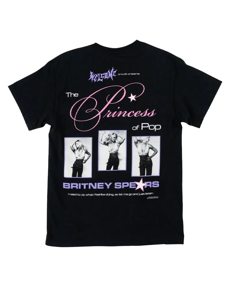 Welcome X Britney Spears Princess T-Shirt - Black