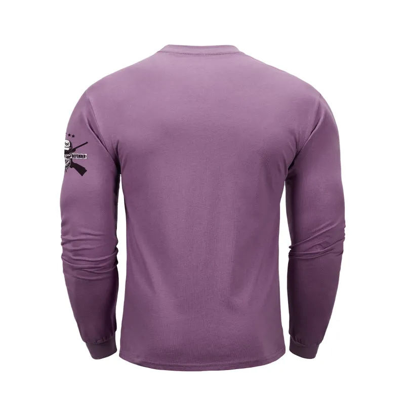 WHISKEY HELPS  GRAPHIC LONG SLEEVE T-SHIRT