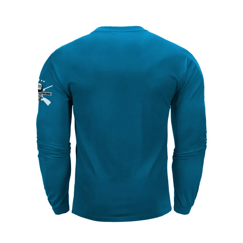 WHISKEY HELPS  GRAPHIC LONG SLEEVE T-SHIRT