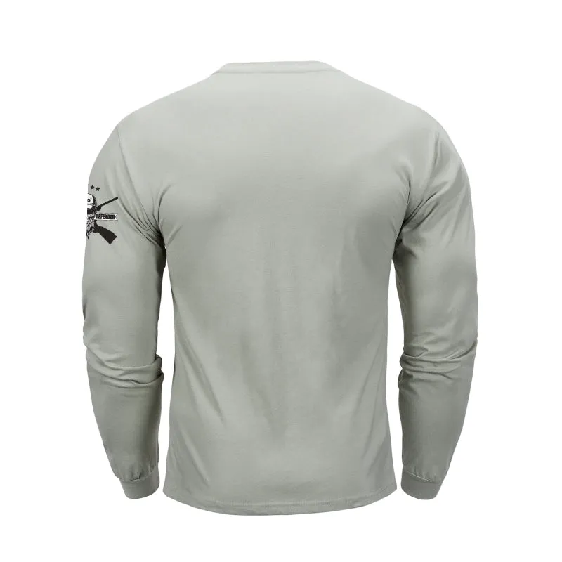 WHISKEY HELPS  GRAPHIC LONG SLEEVE T-SHIRT