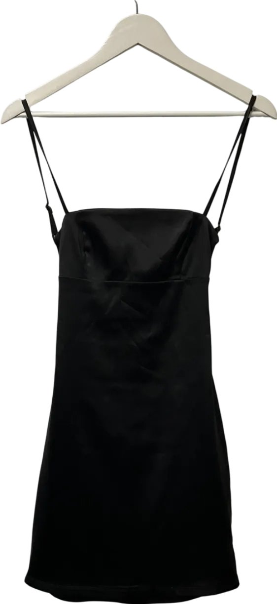 White Fox Black Call Me When You Want It Mini Dress UK S