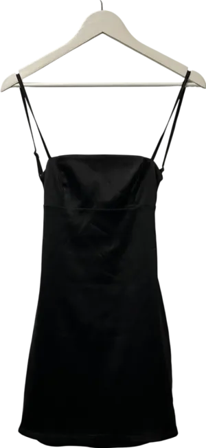 White Fox Black Call Me When You Want It Mini Dress UK S