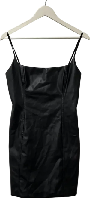 White Fox Black Mini Dress UK L