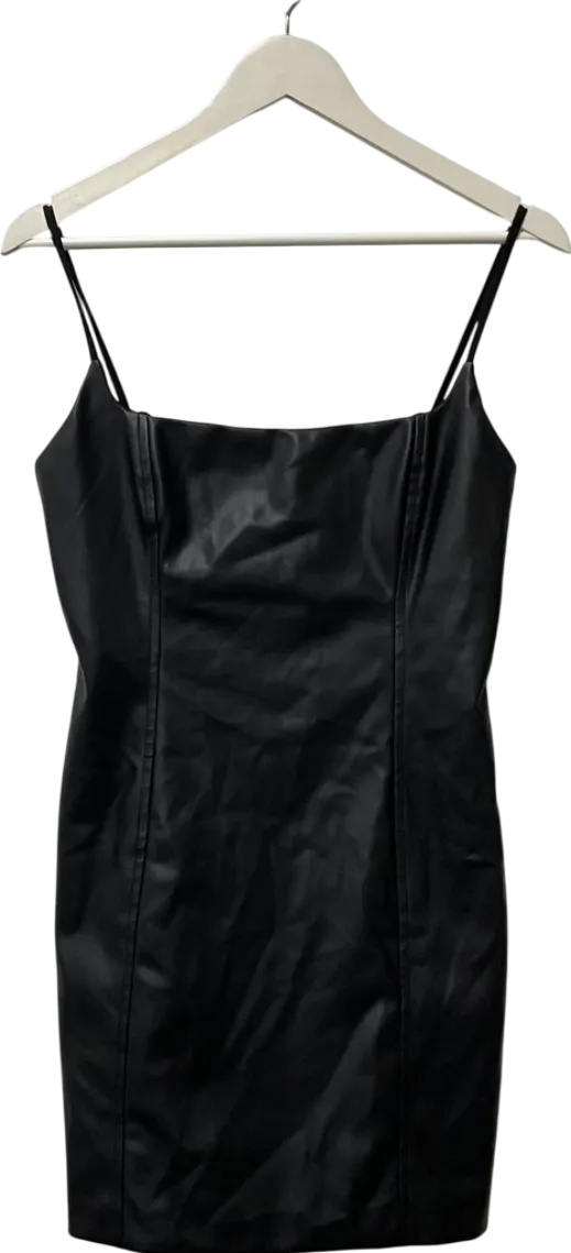 White Fox Black Mini Dress UK L