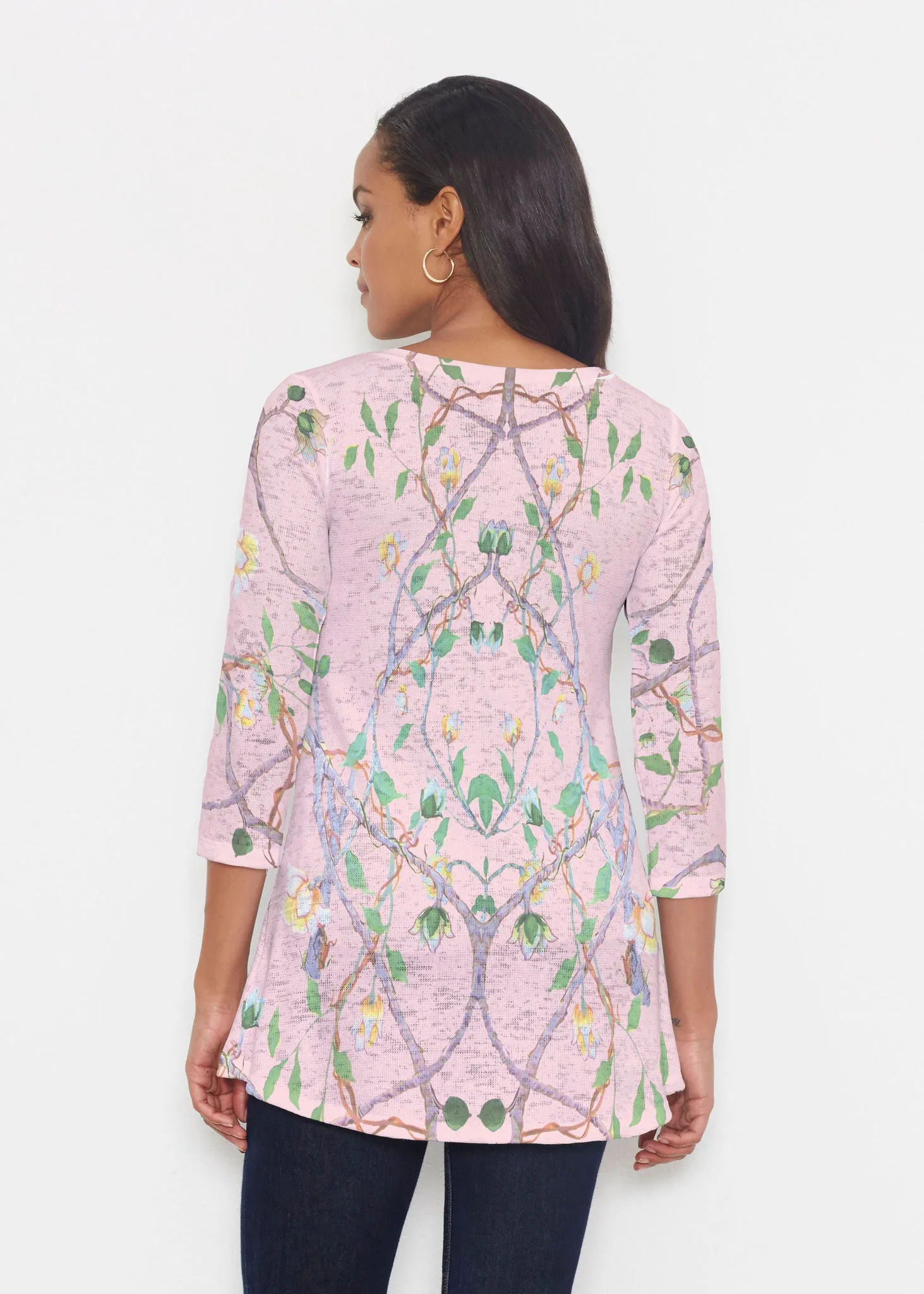 Wildwood Pink (19121) ~ Katherine Hi-Lo Thermal Tunic