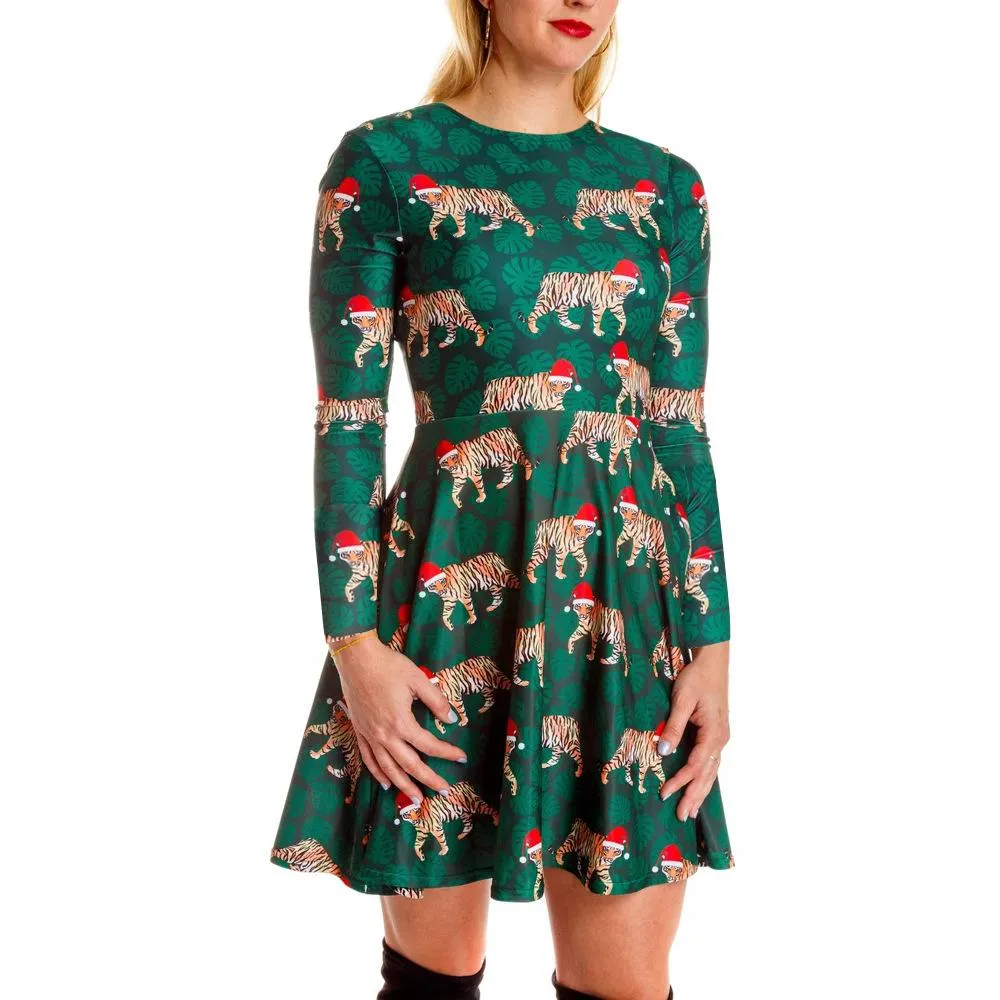 Winter Christmas Style Long Sleeves Dresses