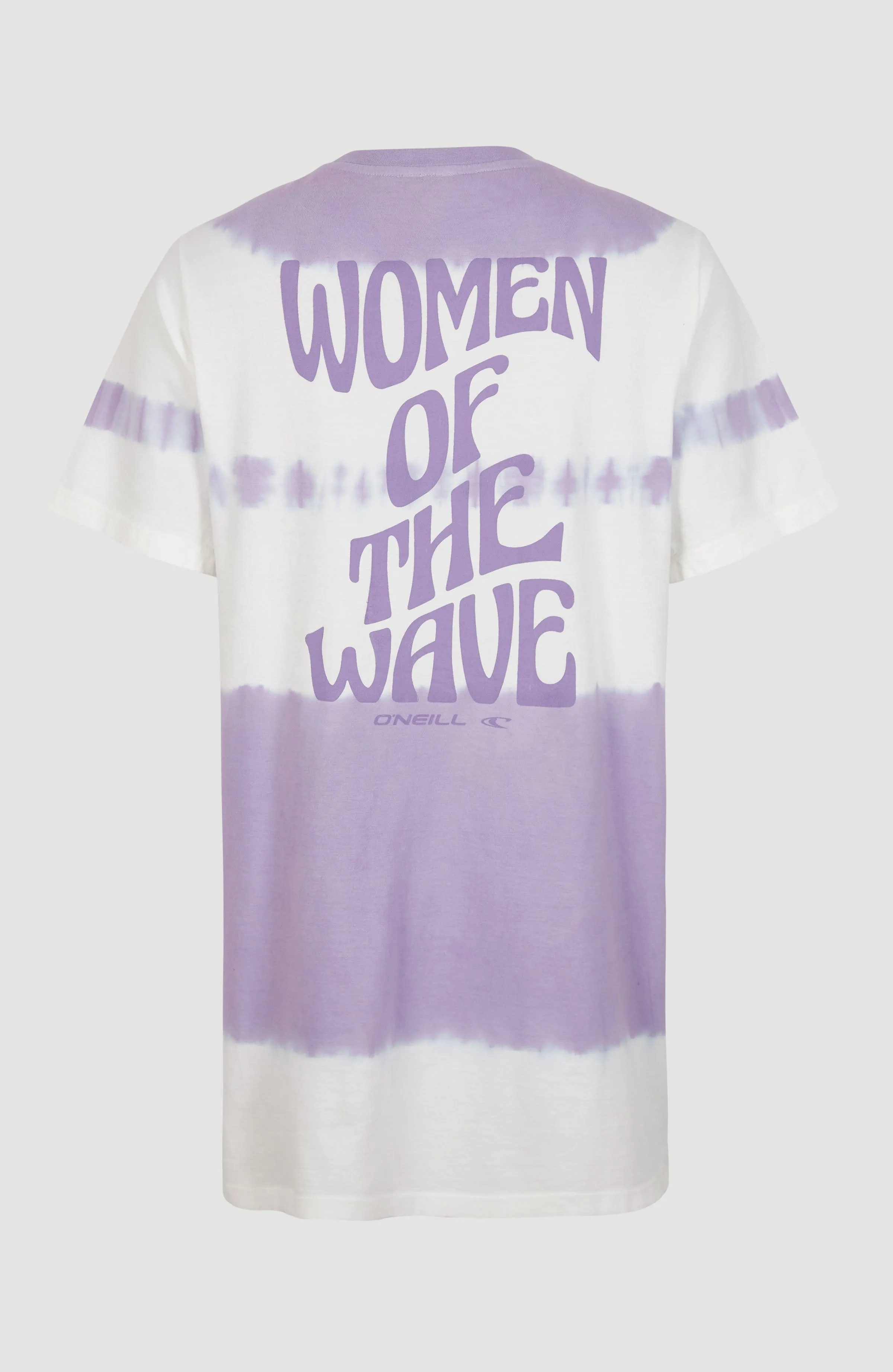 Women Of The Wave T-Shirt Kleid | Purple Tie Dye