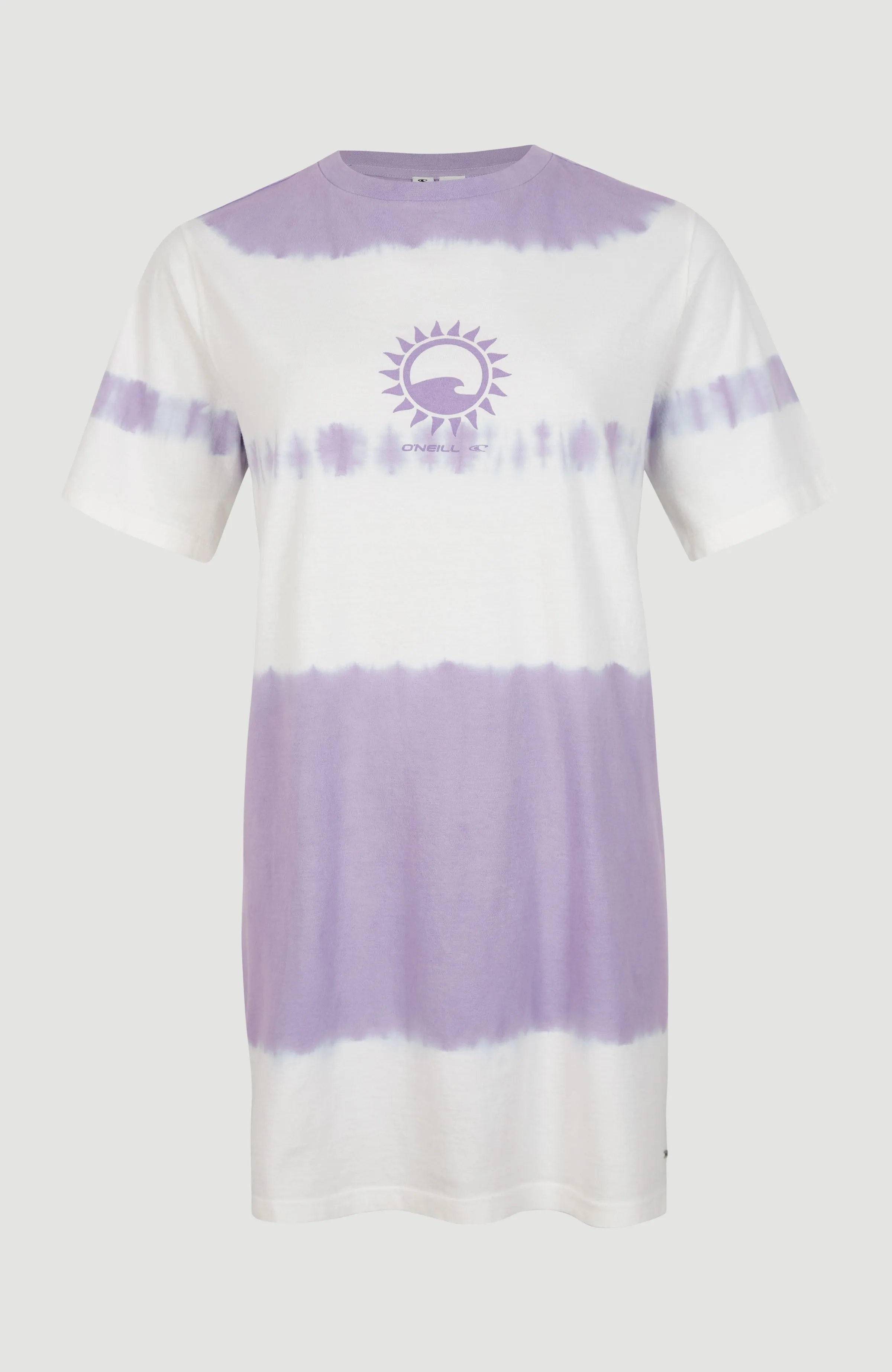 Women Of The Wave T-Shirt Kleid | Purple Tie Dye