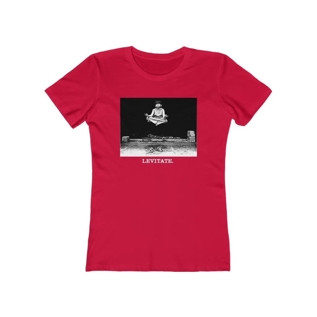 Womens Yoga Shirt - Levitate T-Shirts - Mystic Meditation Shirt - Kriya Yoga