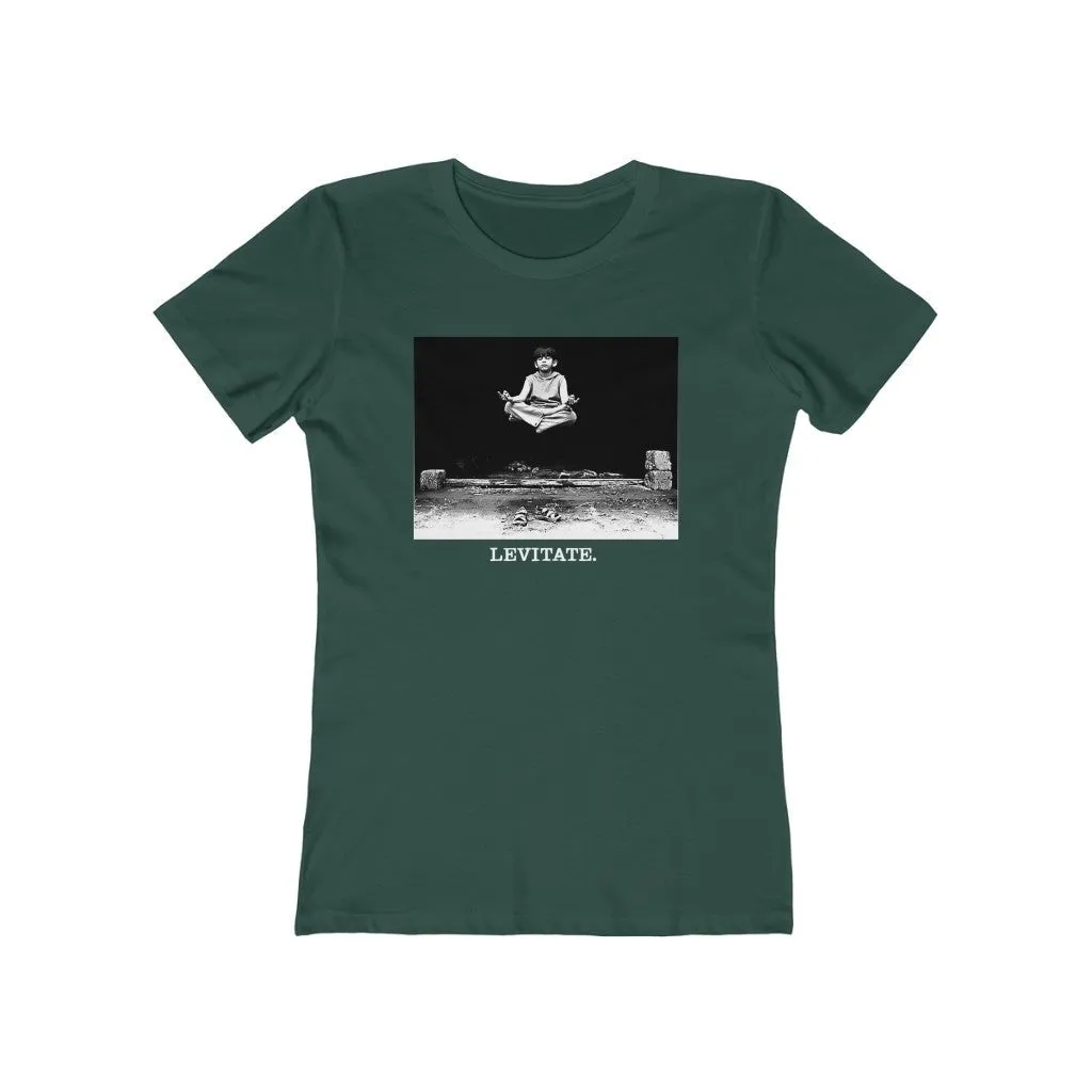 Womens Yoga Shirt - Levitate T-Shirts - Mystic Meditation Shirt - Kriya Yoga