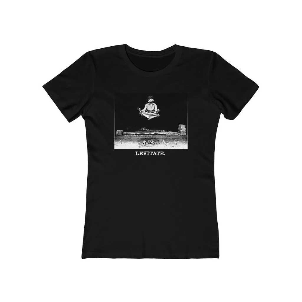 Womens Yoga Shirt - Levitate T-Shirts - Mystic Meditation Shirt - Kriya Yoga