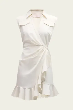 Zenni Mini Dress in Ivory